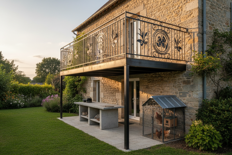 Du poulailler à la terrasse suspendue : la Serrurerie Valdoyenne crée vos ouvrages métalliques sur mesure à Valdoie